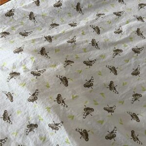 BabiesRUs Playful Animal Print Cotton Fabric crib sheet